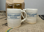 Hello Larsons Coffee Mugs