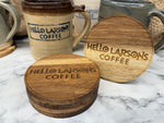 Hello Larsons Coasters