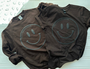 Chocolate & Black Smiley Face T-Shirts
