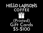 Physical Gift Cards - Shipping or Local Pickup